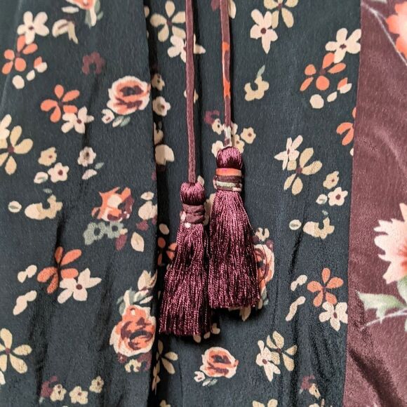 TOLANI Belle Jardin Boho Floral Blouse XL - Picture 3 of 8